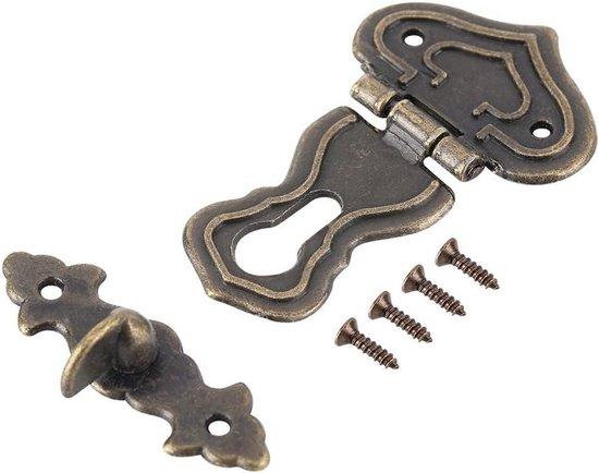 OEM Bronzen Kastslot 63 x 48 mm Antike Stil 10er Set. 2026