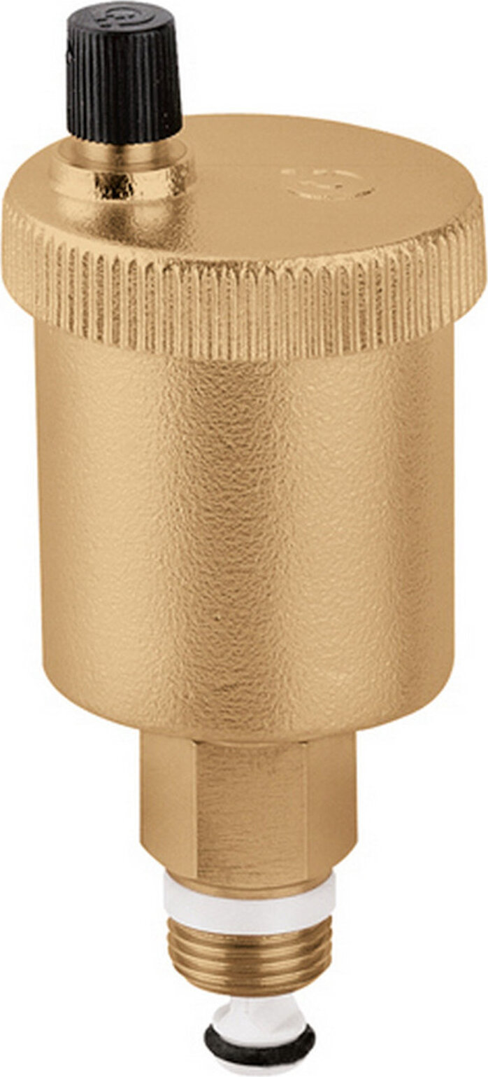 CALEFFI Rýchly výfukový ventil MINICAL 1/2 palca, automatický - s uzatváracím ventilom typ 502140