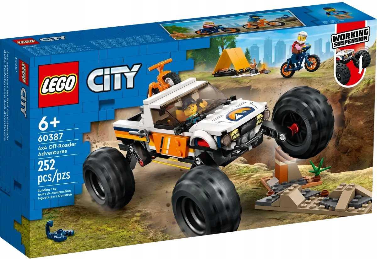 60387 - LEGO City - dobrodružstvá s terénnym vozidlom 4x4
