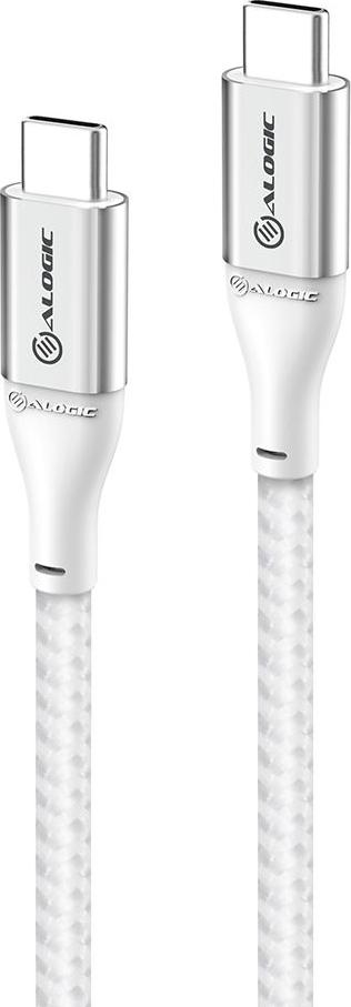 Alogic USB 2.0 Datenkabel Typ C -C M/M 5A 480 Mbps 0,3m, sil ULCC2030-SLV
