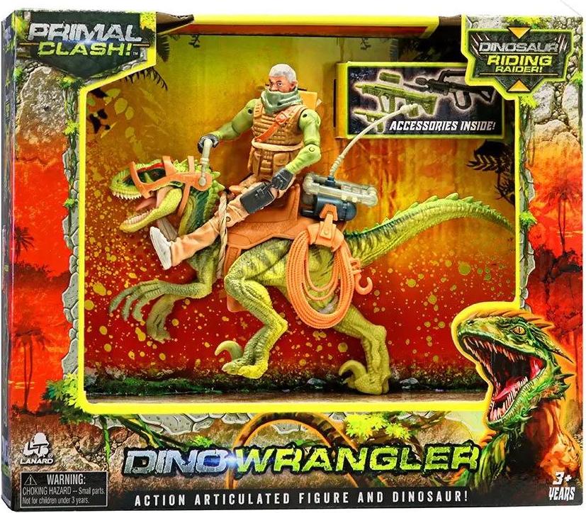 Lanard Primal Clash Spielzeug Dino-dompteur Puppe Golden Golden One Size 37074LT