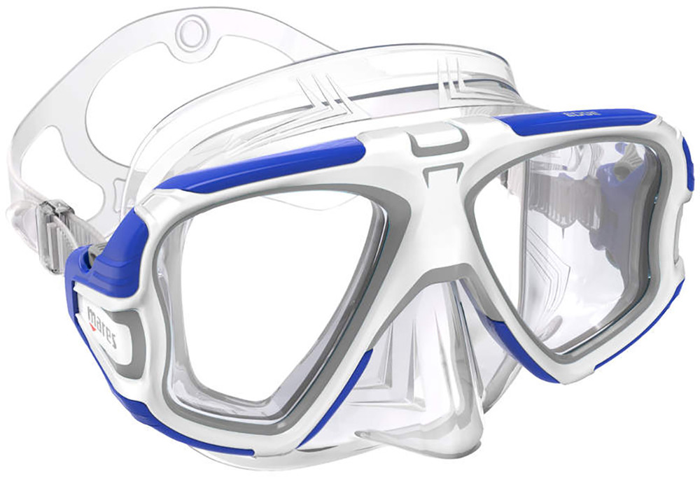 Mares Edge Eco Box Tauchmaske Weiß,Blau Herren,Damen Weiß,Blau One Size 411070-EBBWGCL