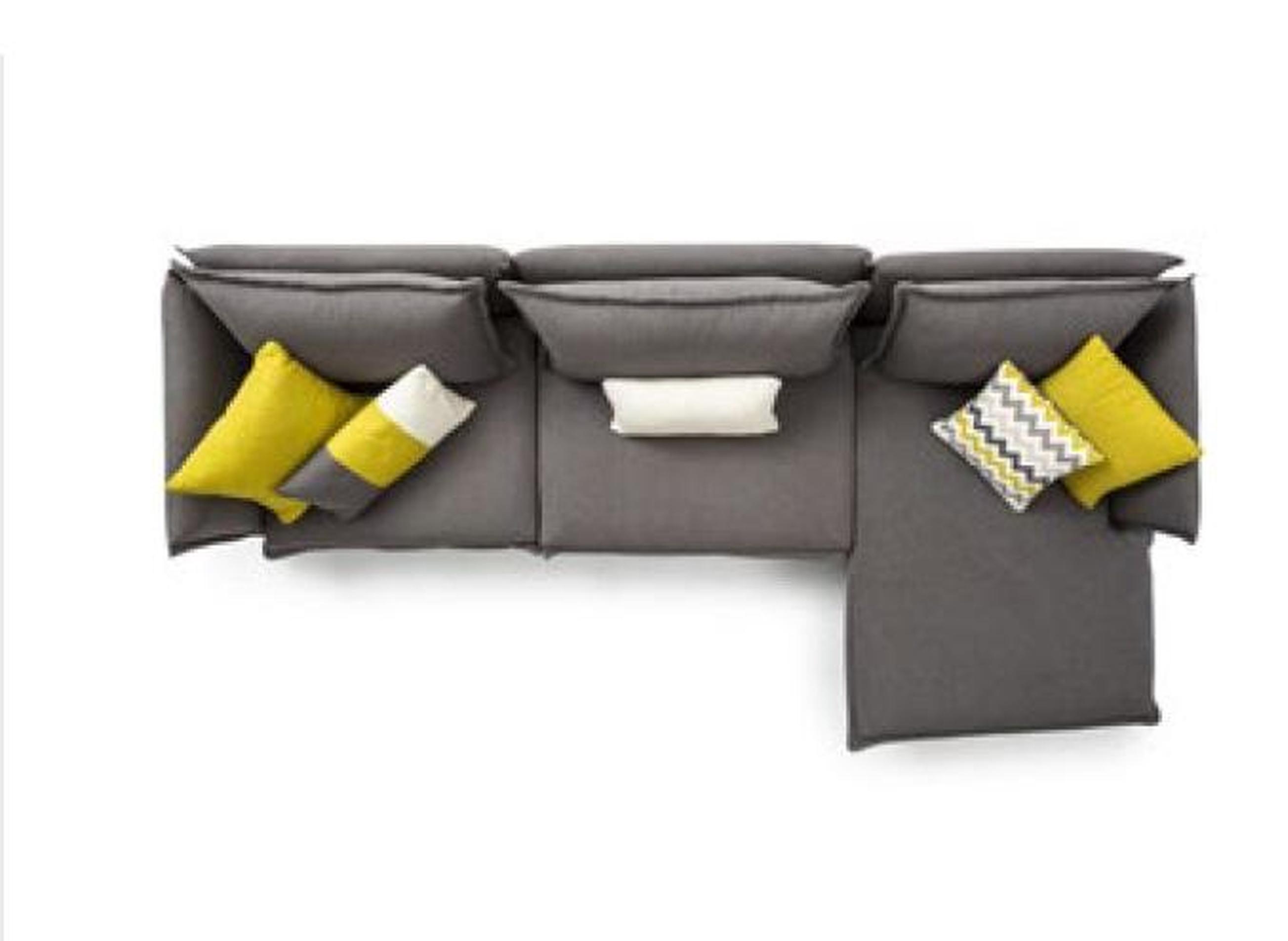 Grau Chesterfield Polstersofa Sofa Ecksofa Garnitur Polster Luxus Ecke Sofas