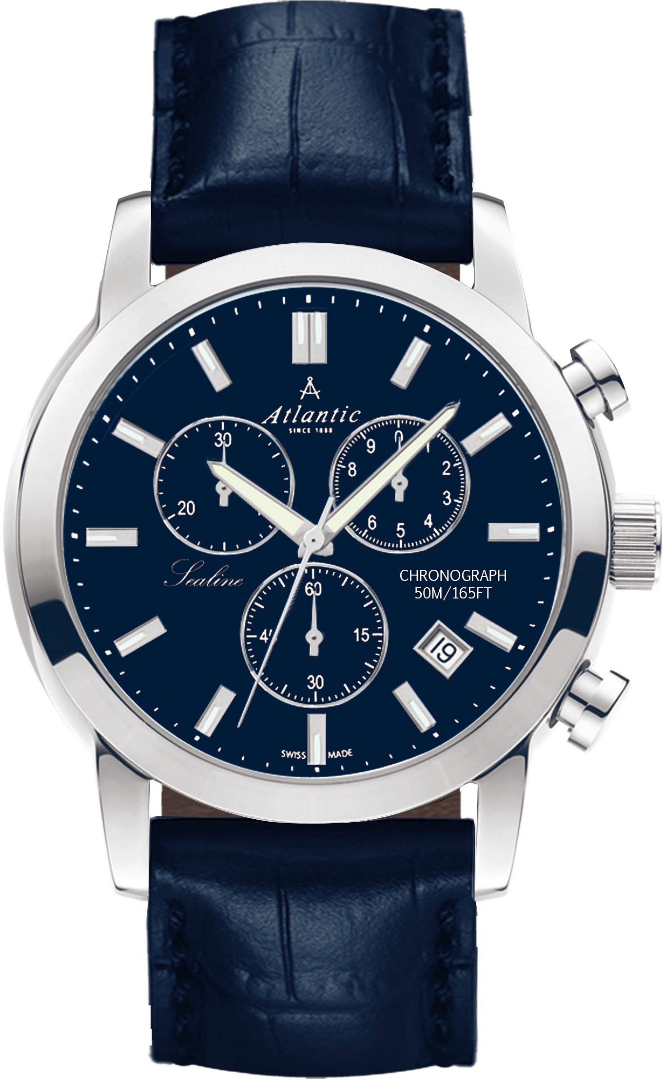 Uhr Atlantic Herren Blau atlantic-62450.41.51