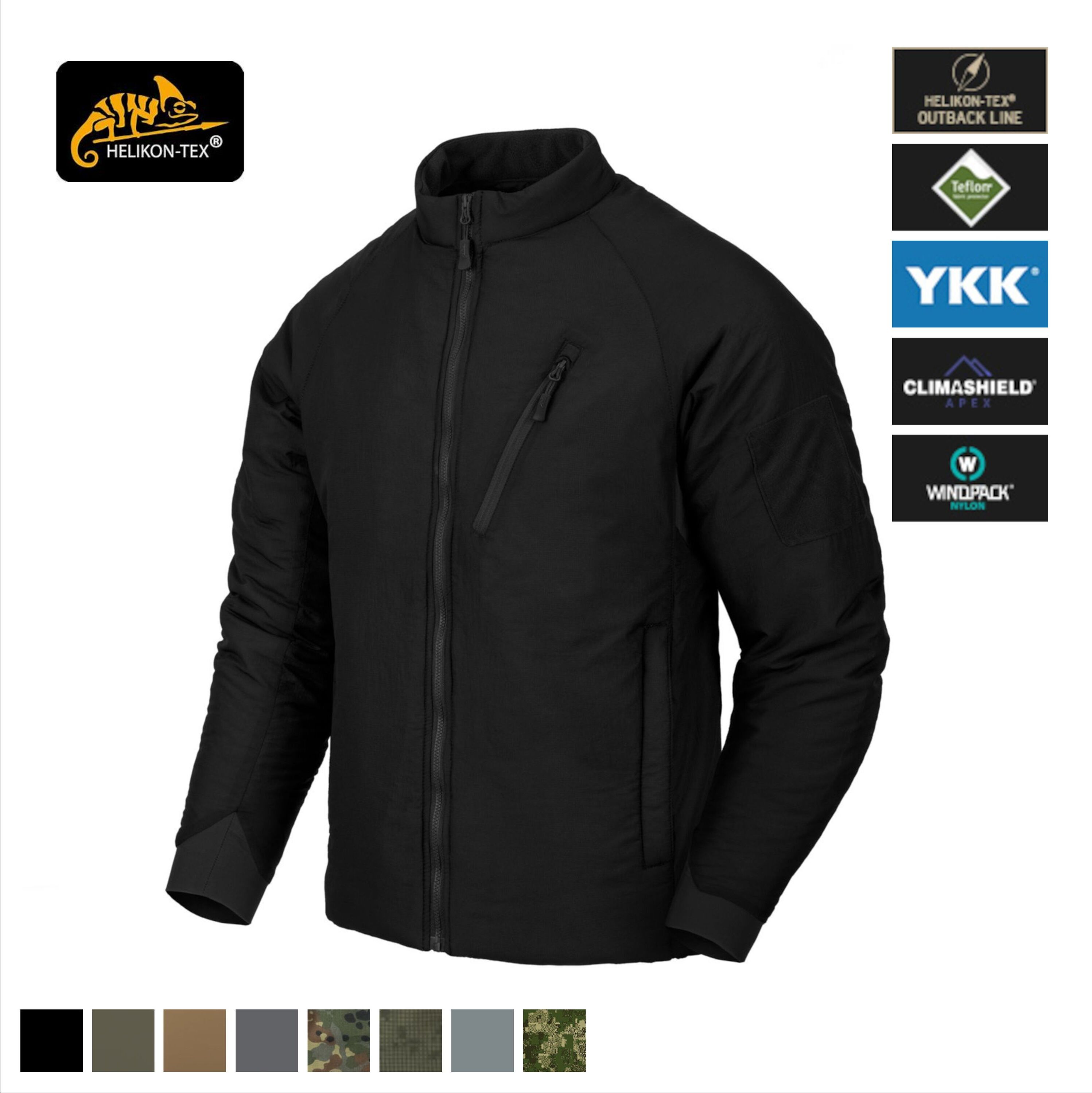 Helikon-Tex WOLFHOUND Jacke – in mehreren Varianten erhältlich, Größe:XS, Farbe:Camogrom KU-WLF-NL-14 XS