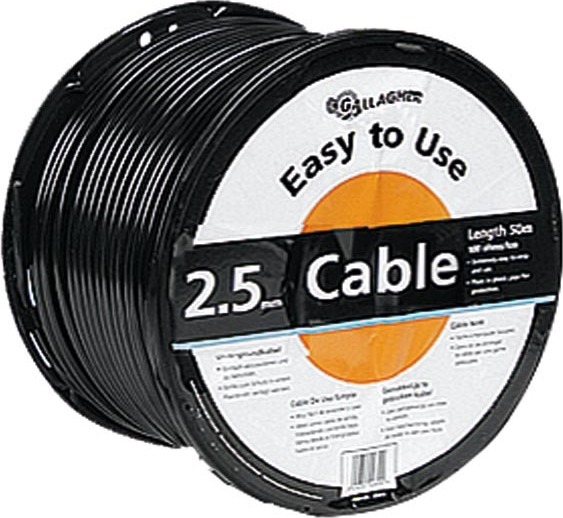 Gallagher Erd-/Zuleitungskabel 2,5mm 100m 35 Ohm/km 021611