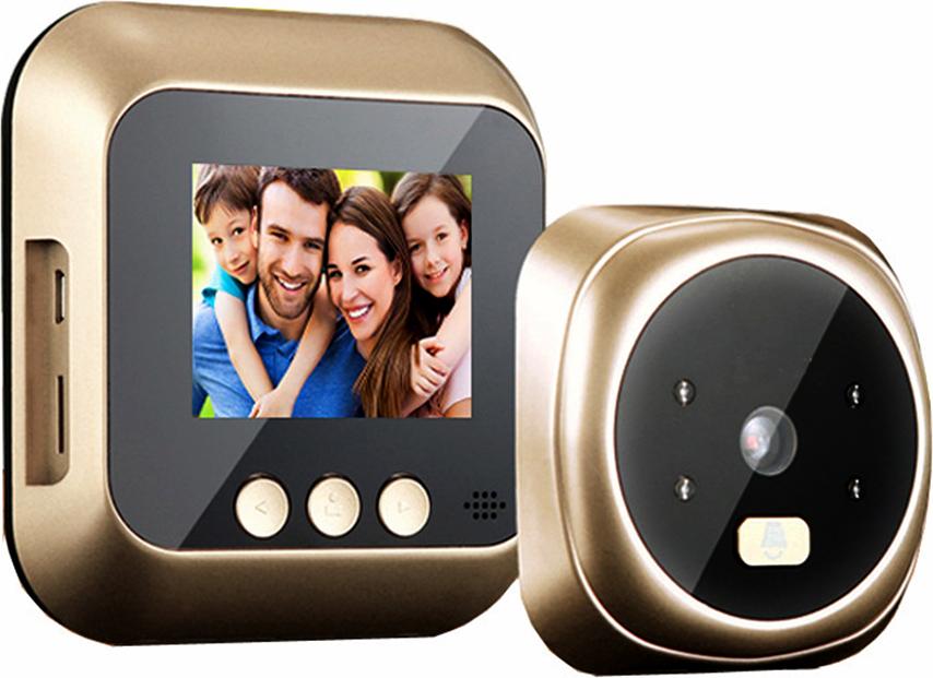 Dverový zvonček - kamera na sledovanie - hranica s bezdrôtovým monitorom Live View k dispozícii digitálne nočné videnie na nahrávanie fotografií ��Dohľad pre zabezpečenie domácnosti (bez batérie)