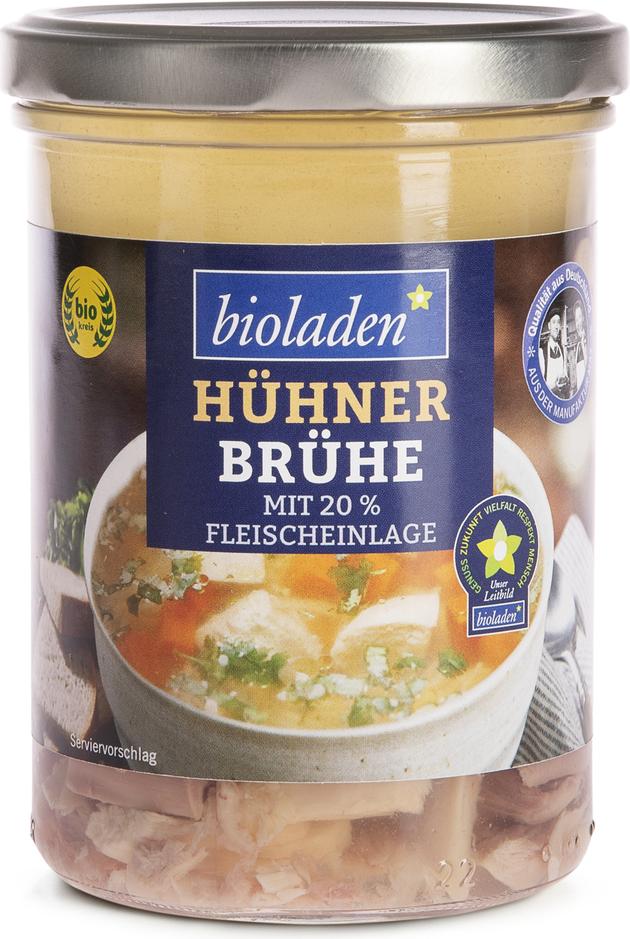 bioladen Hühnerbrühe mit Einlage 400ml