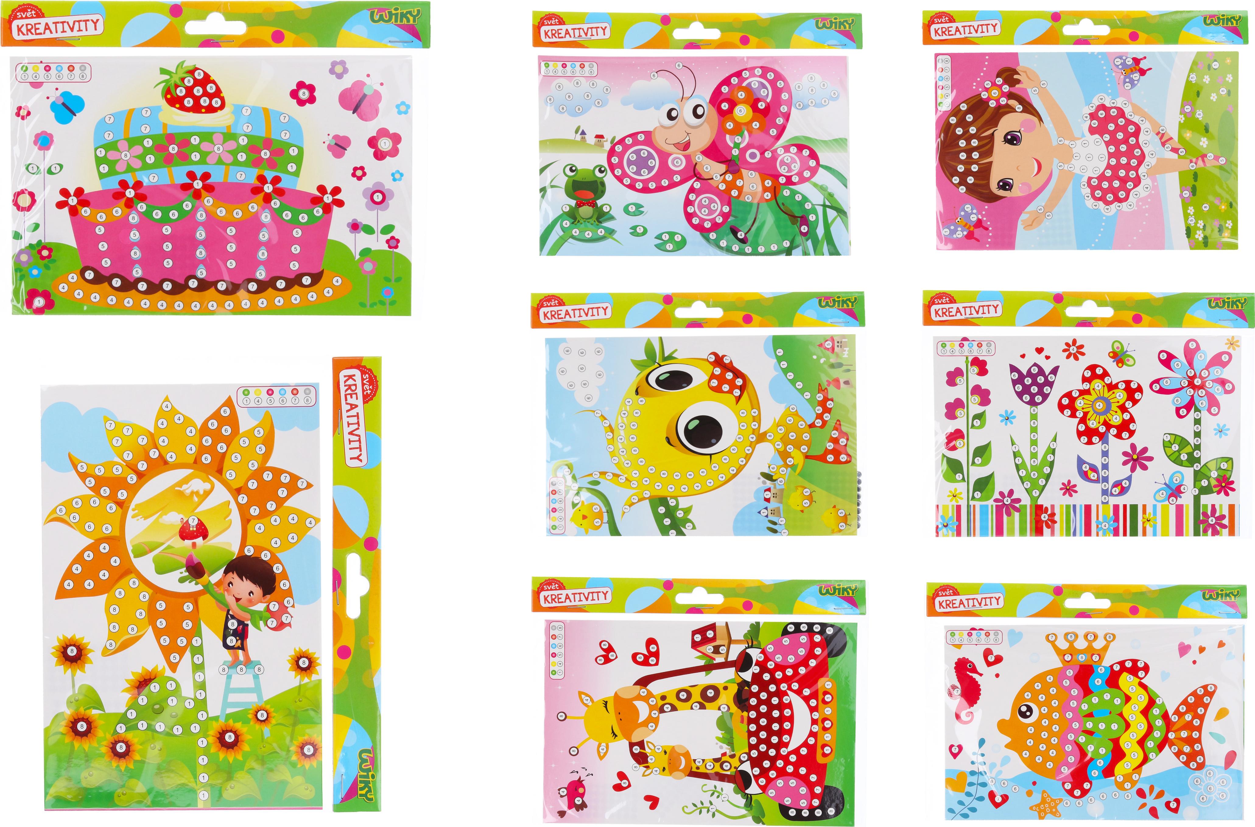 svt KREATIVITY WIKY Kreativset Steine 14 x 21,5 cm – MIX