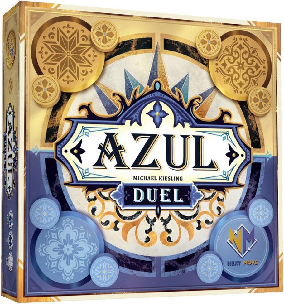 Azul Brettspiel Duell Blau Logikspiel für 2 Spieler, leichter Schwierigkeitsgrad, 45 Min.