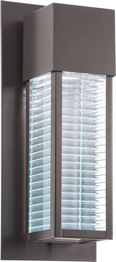 Elstead Lighting Elstead Sorel LED Außen-Wandleuchte GU10 41cm Architektonische Bronze IP44 KL-SOREL2-M-LED