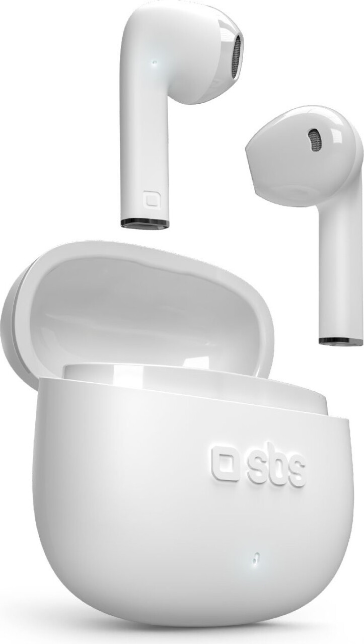 SBS One Color Semi-In-Ear weiß TWS-BT-Headset (TEEARTWSCOLW)