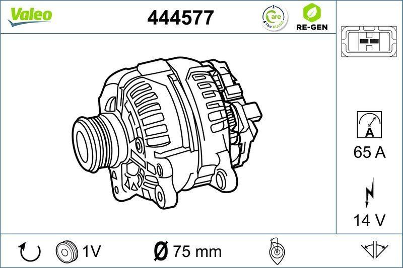 VALEO Generator VALEO RE-GEN AT 444577