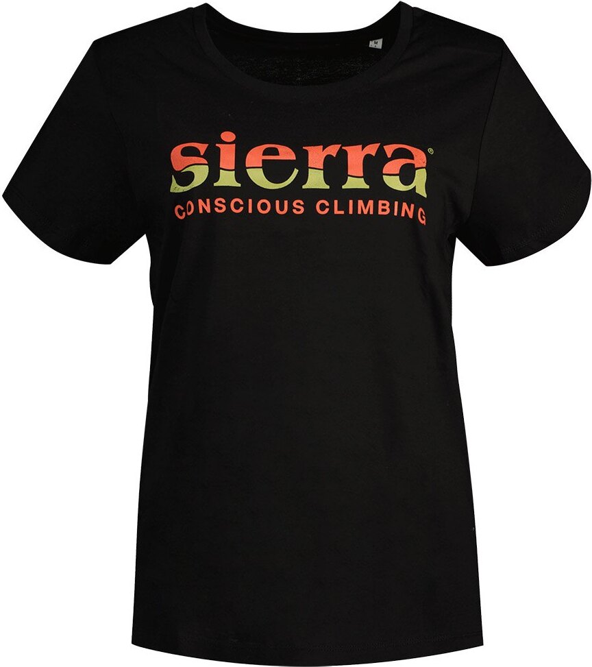 Sierra Climbing Sierra Kurzarm-t-shirt Schwarz S Frau Schwarz S TSWSIERRAHG-S