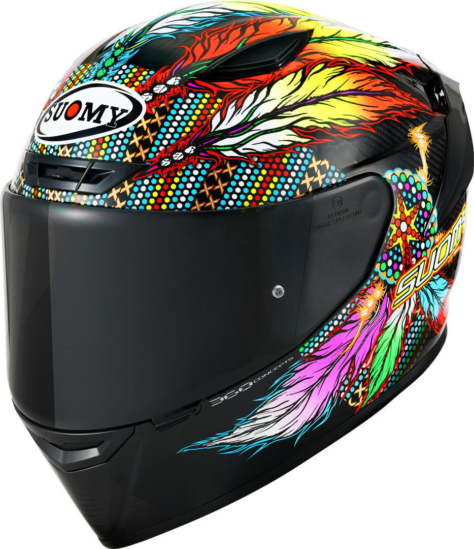 Sonstige Suomy TX-Pro Chieftain Multi Carbon 2023 Helm, bunt, L (59/60) K6TX0006.5