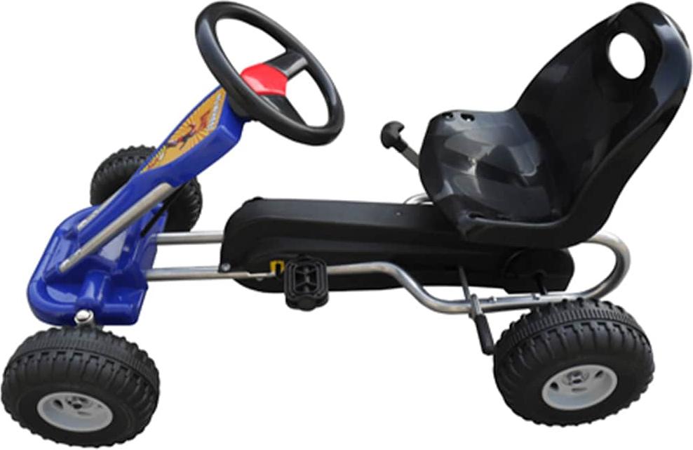 vidaXL Pedal-Gokart Blau 90254