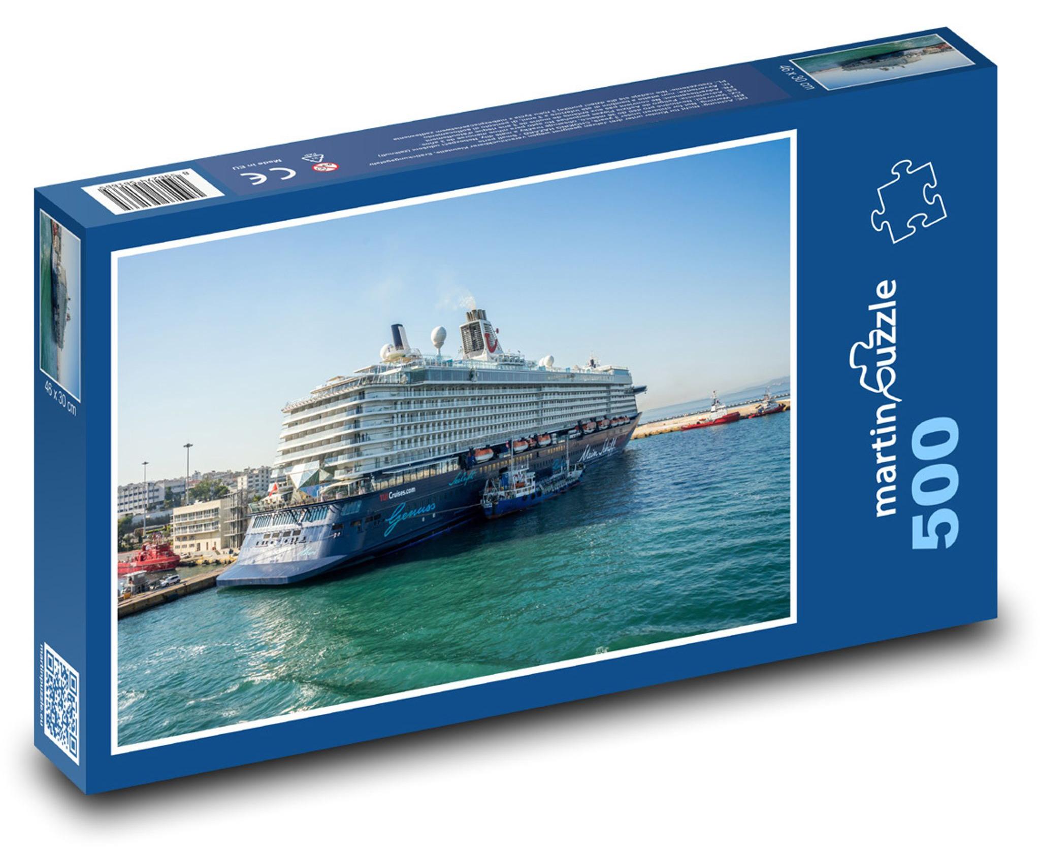 MCprint Puzzle 500 Kreuzfahrtschiff im Ozean - martinpuzzle