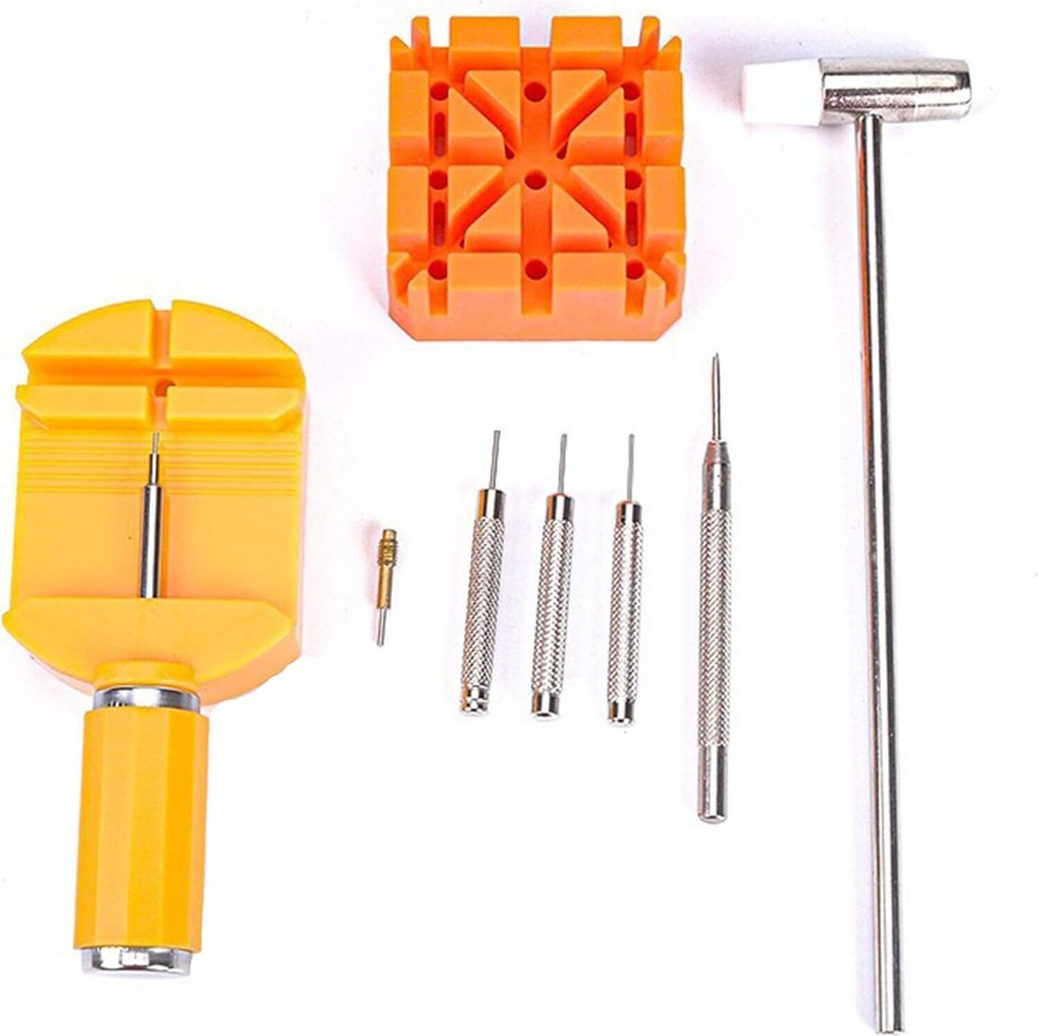 Zimtky Comforty Uhrenarmband Reparatur Werkzeug Set, Uhrenwerkzeug Stiftausdrücker für Uhrenarmbänder Kürzen, Uhrmacherwerkzeug für Uhrenstifte, Uhrenglieder Werkzeug, Uhr Verkleinern Werkzeug Z240902CJBMLJ66