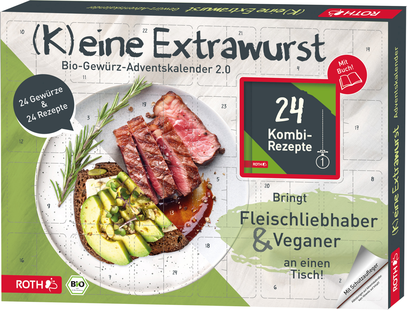 ROTH Bio-Gewürz Adventskalender "(K)eine Extrawurst" 80698