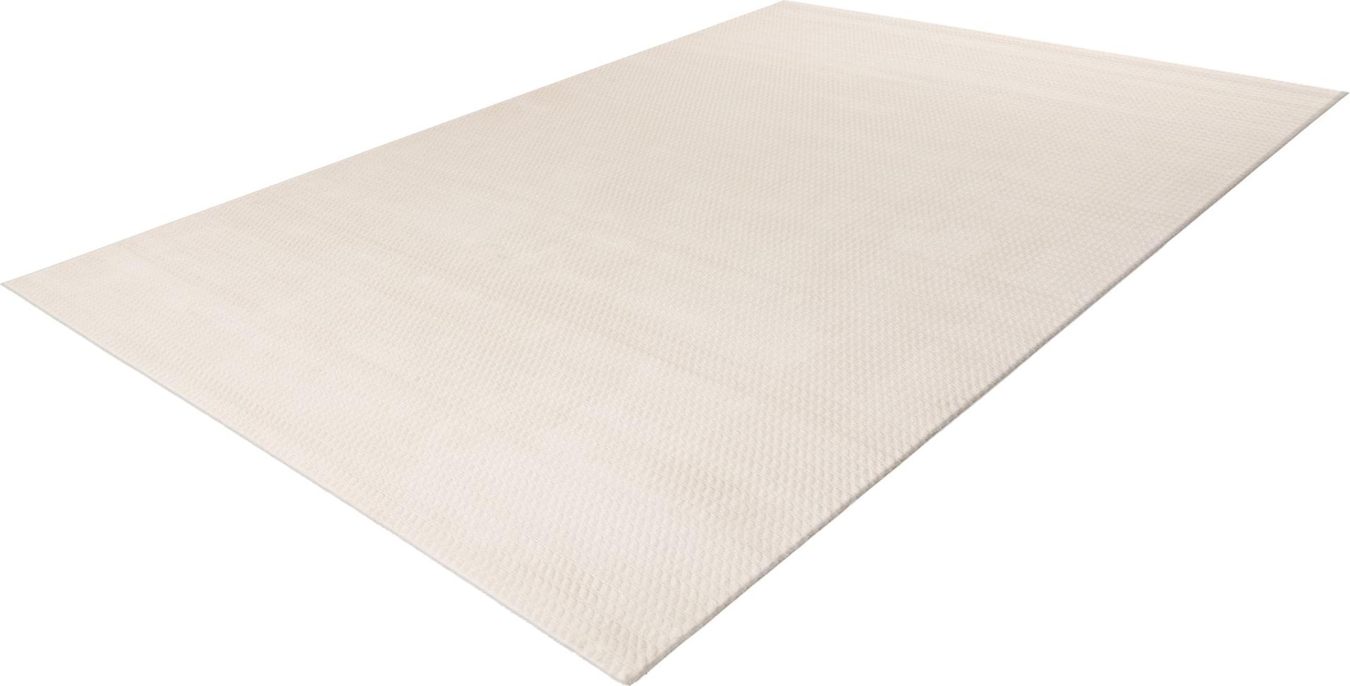 Lalee OHG Pierre Cardin Tropez Vloerkleed 80x150 cm Creme Weiß Modern 3D-Effekt Designerqualität Hotelsjiek