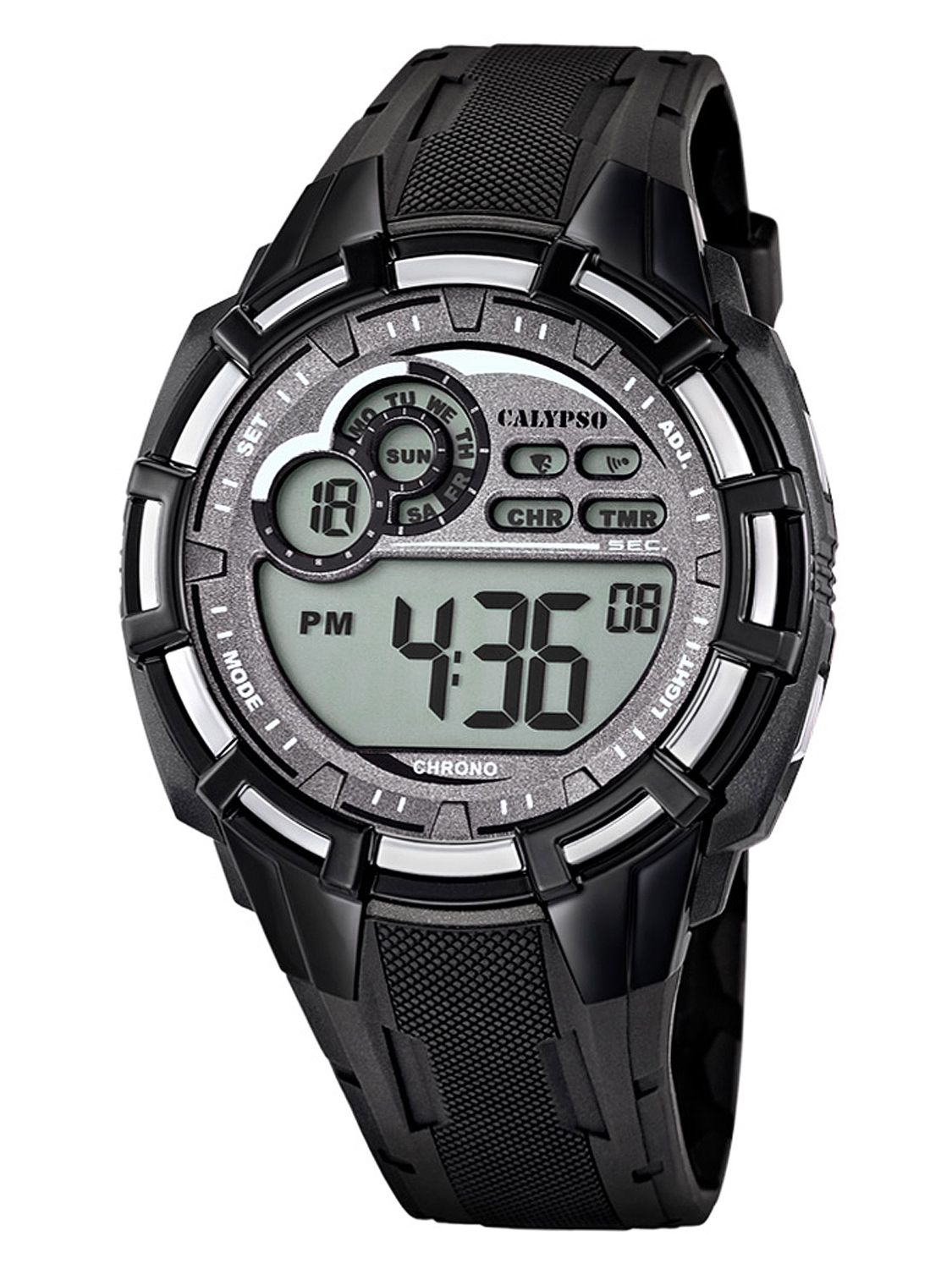 Calypso Pánske náramkové hodinky Multifunkčné digitálne Quartz PolyuretánUK5625/1