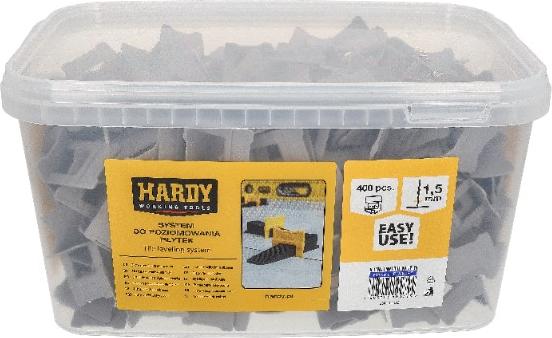 KAEM Hardy Nivelliersystem-Clips 1,5 mm, 400 Stück