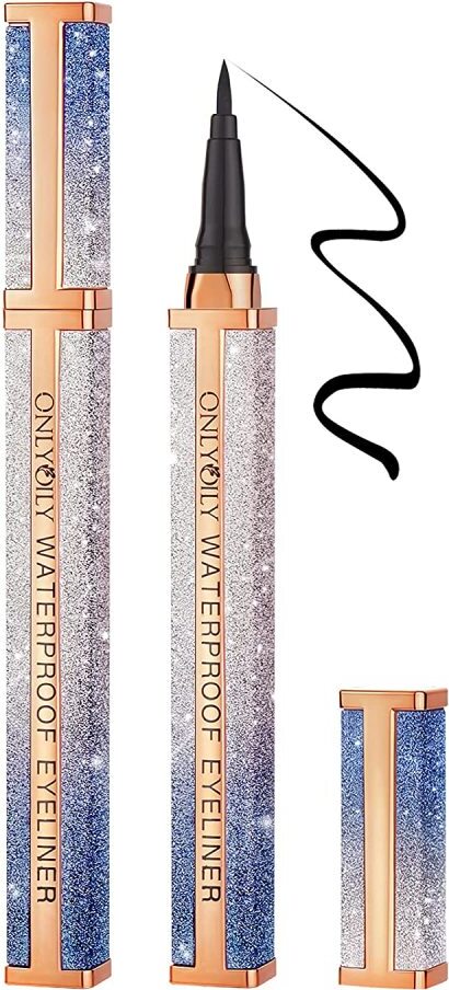 UNIMEIX Flüssiger Eyeliner Wasserfest – Präzisionsstift 0,4 Mm, Schwarz, 12 Stunden Haltbar