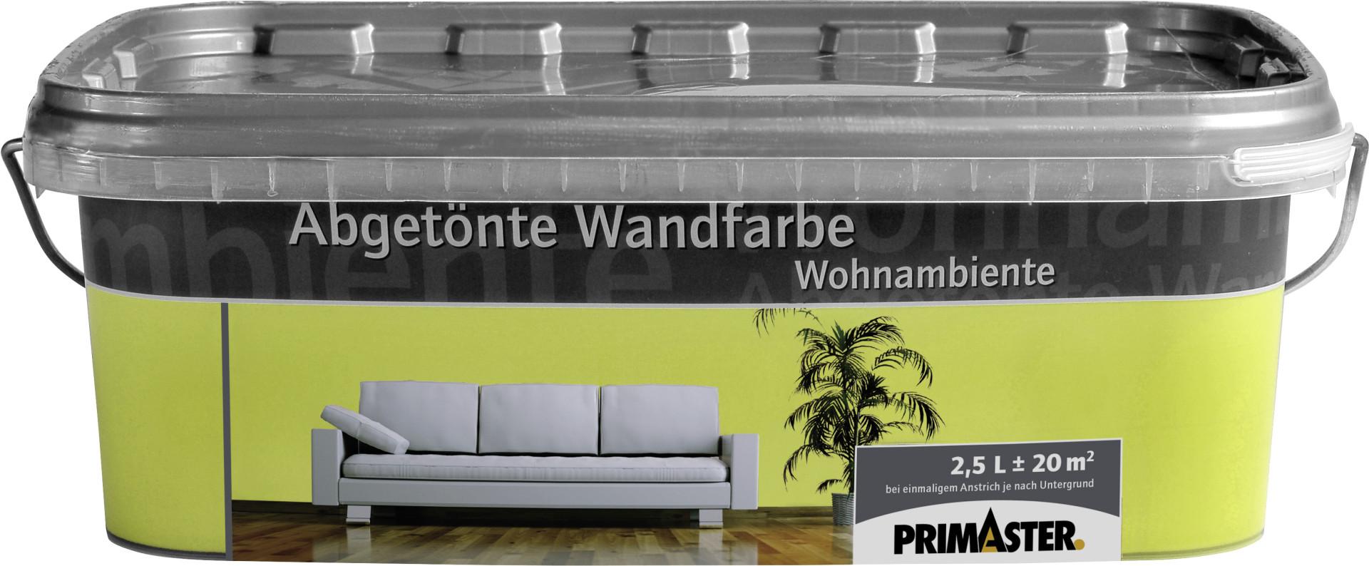 Primaster Wandfarbe Wohnambiente 2,5 L kaktus 0765053147