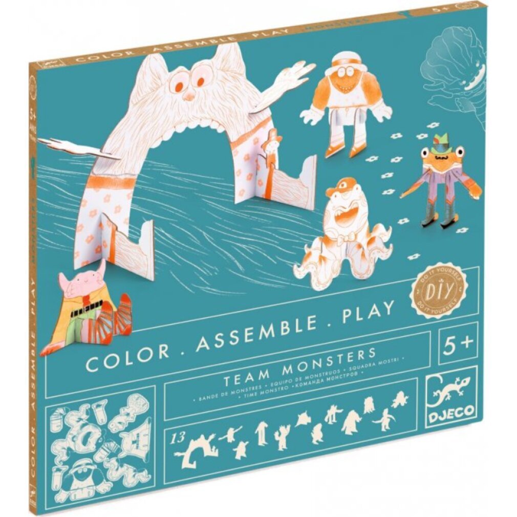 DJECO 3D-Set - Team Monster