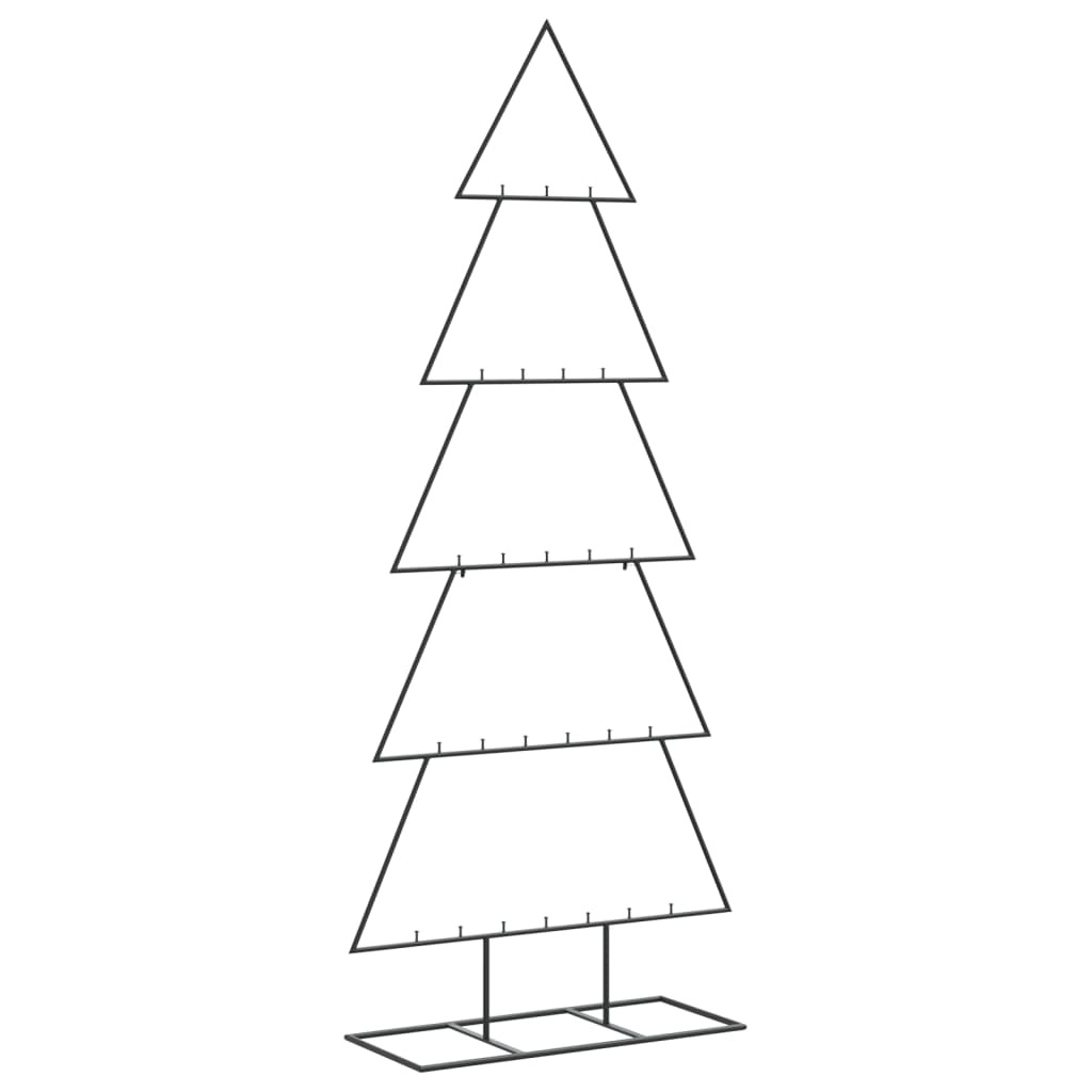 Syfax Metall-Weihnachtsbaum für Dekorationen Schwarz 150 cm 4594018951