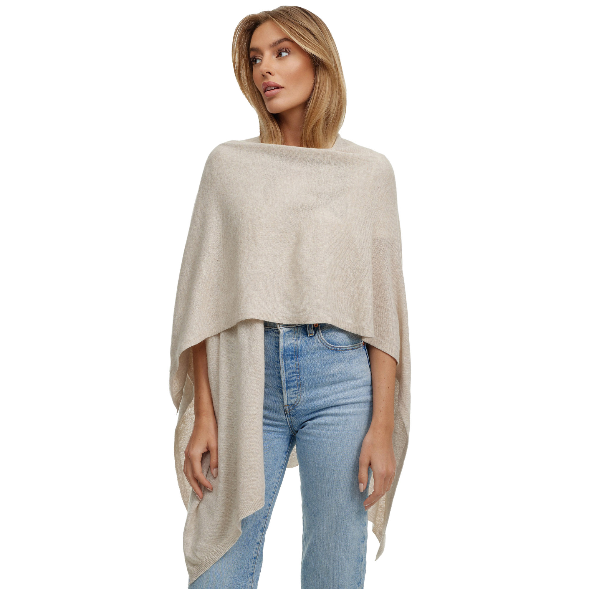Poncho Fourrure Poncho Femme Glamexx24 Fausse Fourrure Tricotée