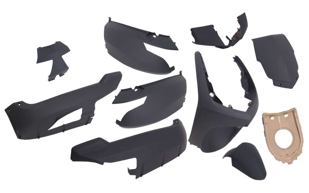 Edge Stage Neue Lebhaftigkeit von BJ. 2008 50cc 2 4 Strich 9 Party Matte Black 23133102