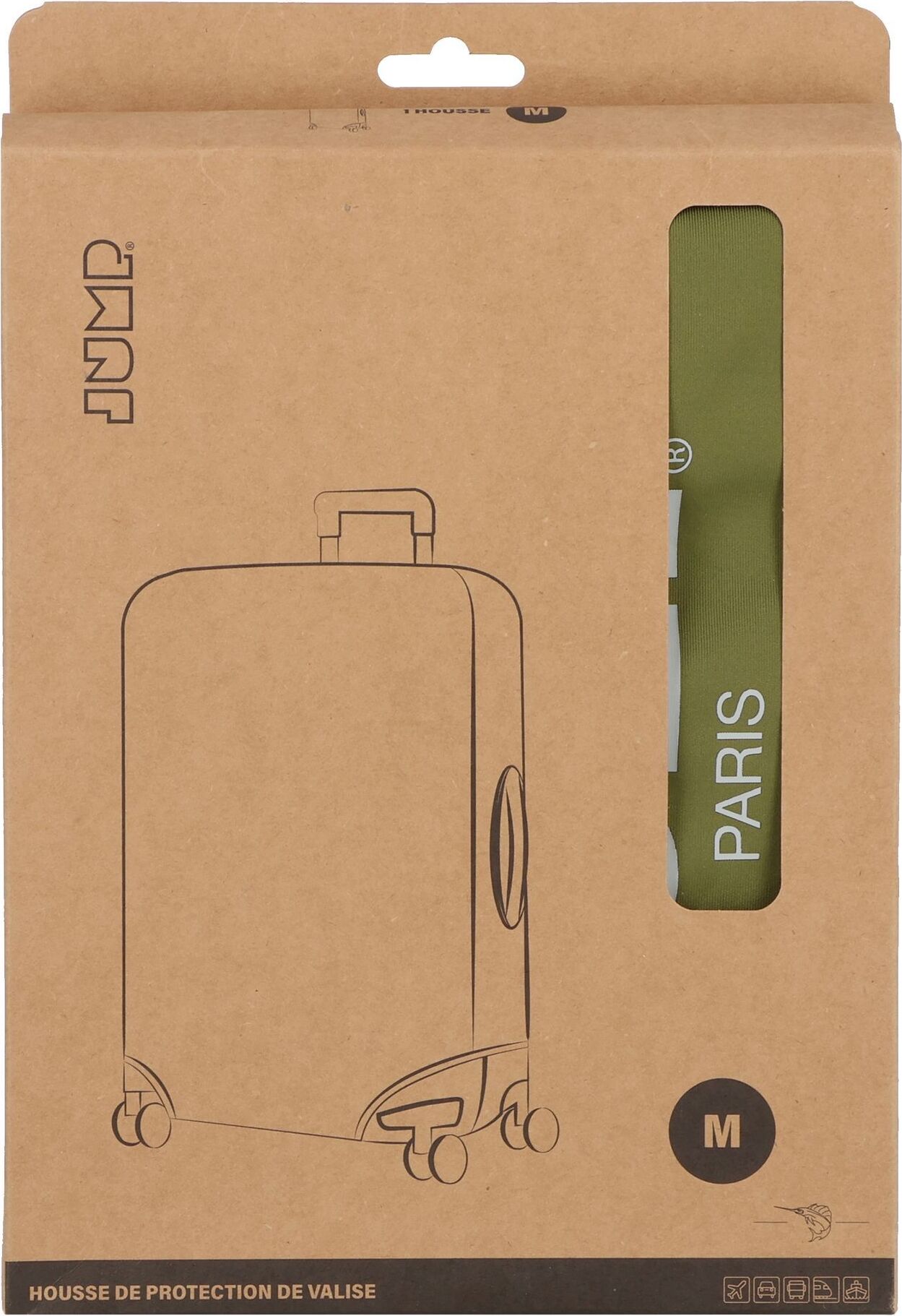 Jump Kofferschutzhülle 66 cm CPS02-khaki