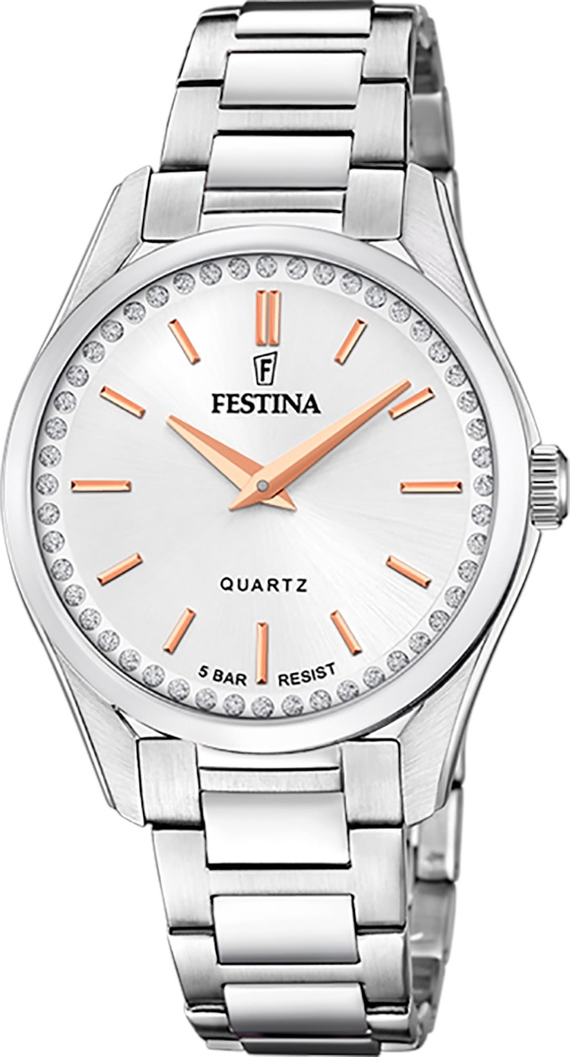 Festina dámske náramkové hodinky z nehrdzavejúcej ocele strieborné Fashion D2UF20583/1