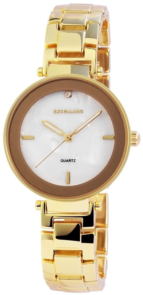Excellanc Damenuhr mit Metallarmband 180502100038