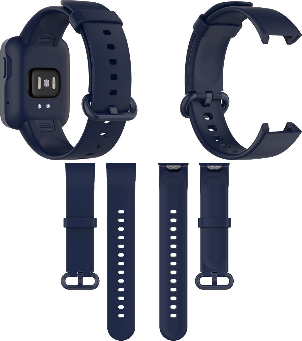 Pre Xiaomi Mi Watch Lite / Redmi Watch Plastové silikónové hodinky Navy Blue