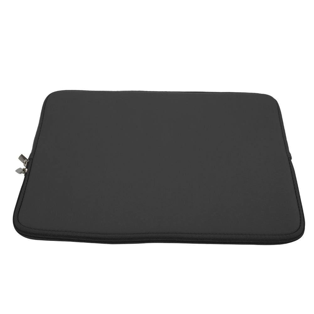 Jednofarebné puzdro na notebook Ručná taška na notebook Puzdro na zips Napájacia taška (čierna 14 palcov)