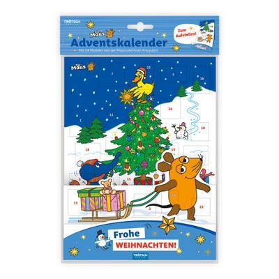 TRÖTSCH - Adventný kalendár \"Myš"" | Vianočný kalendár s 24 dvierkami a láskyplnými ilustráciami"""