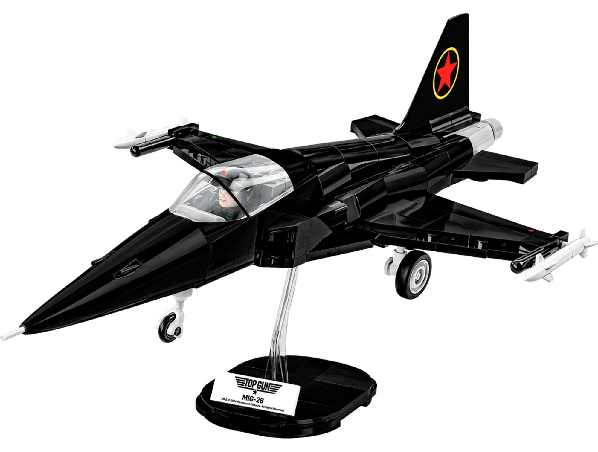 COBI MiG-28 TOP Gun™, Maßstab 1:48, 332 Teile, Jagdflugzeugmodell 5859