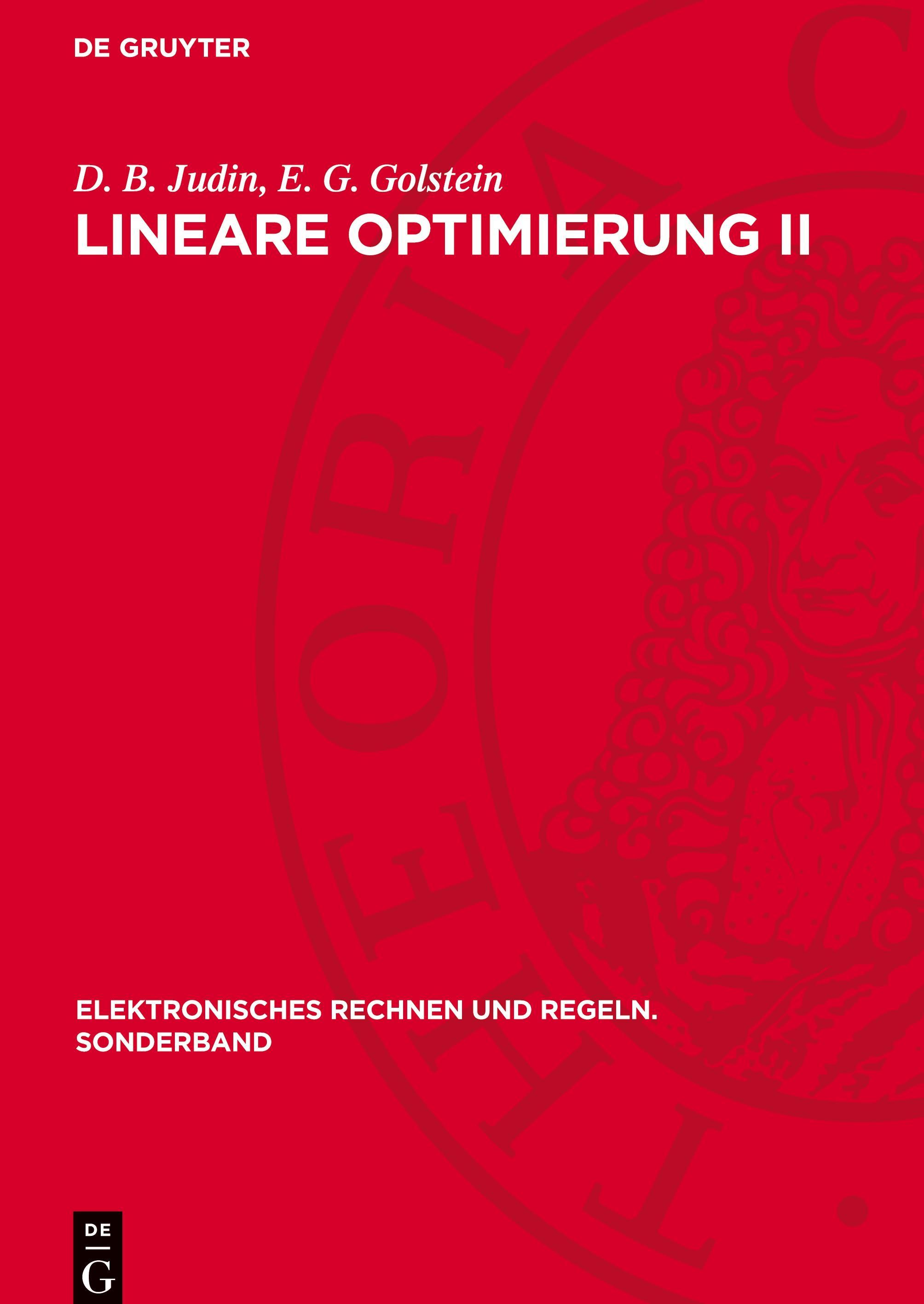 De Gruyter, De Gruyter Lineare Optimierung II