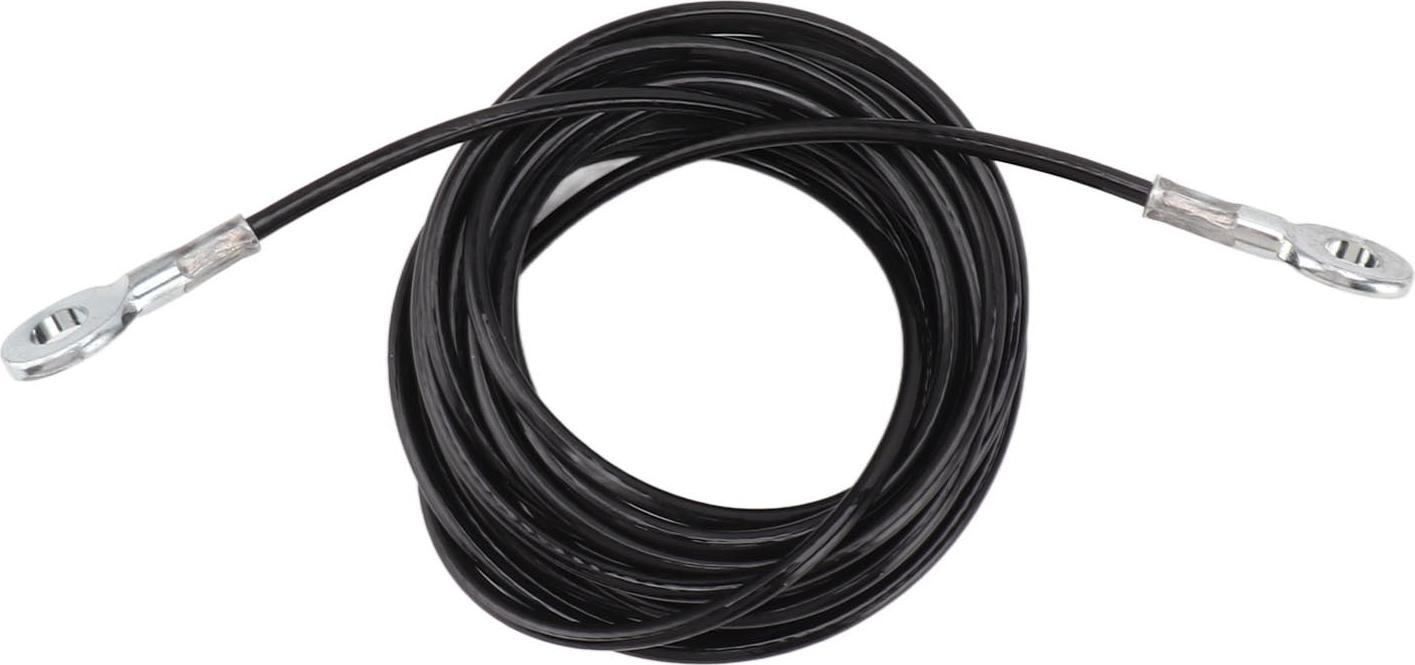 Gistuch Fitness -Riemenscheibe Kabel einstellbares Haus im Fitnessstudio Hochleistungsstahl -Drahtseil -Ausrüstung Ansatz Schwarz Nummer 3 4m / 13.1ft