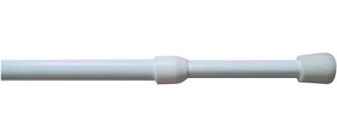 Selbstsichernde Gardinenstange Weiß 40/60cm - Mobois