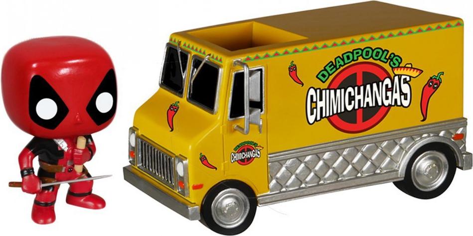 FUNKO WACKELKOPF POP CULTURE RIDES MARVEL DEADPOOL CHIMICHANGA TRUCKS FIGUR Funko 5391