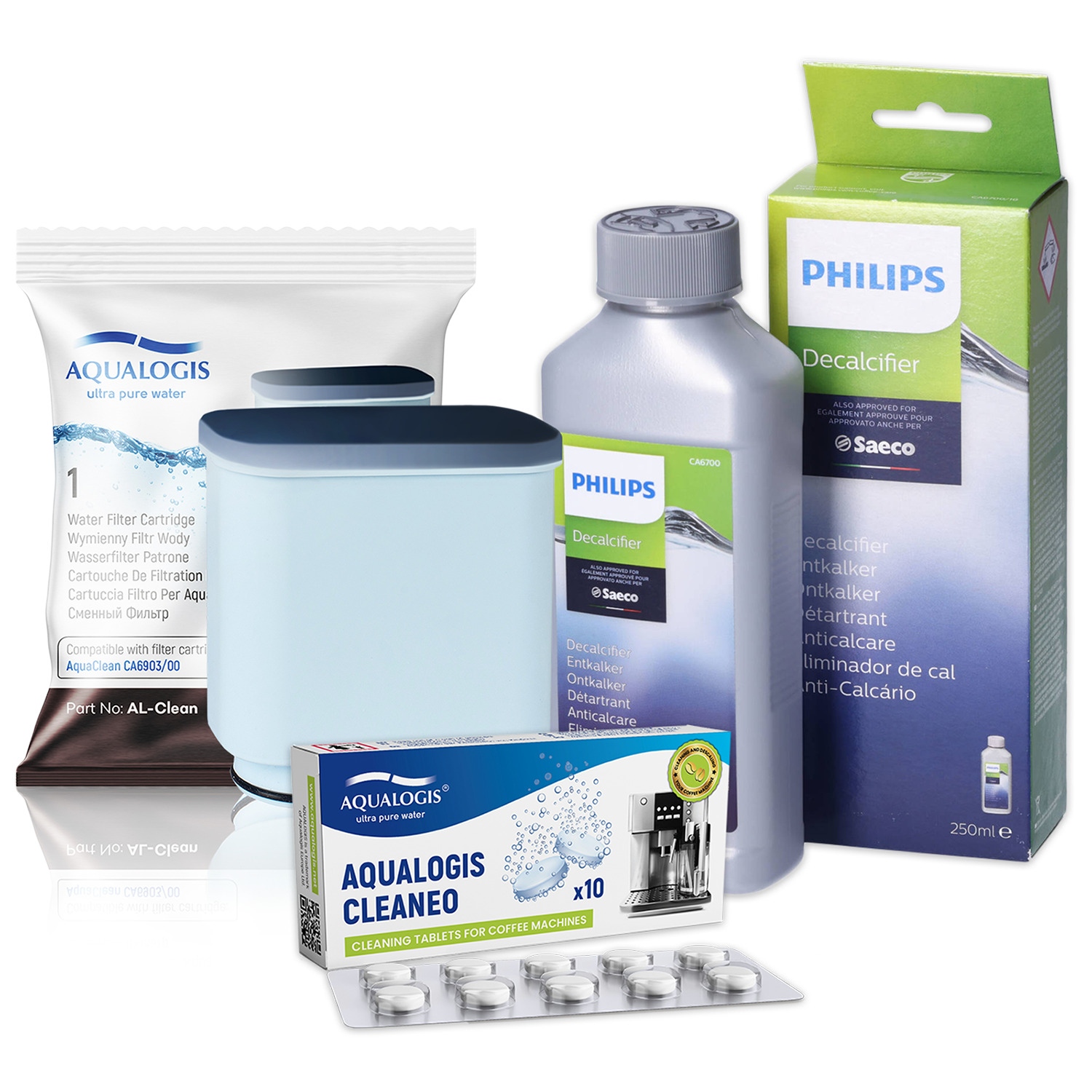 3X Wasserfilter ersatz Philips AquaClean CA6903/10 + Entkalker