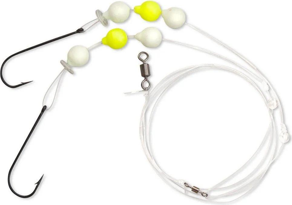 Zebco Flatty Whisbone Rig glow-yellow Gr.1 4255006-UNIT