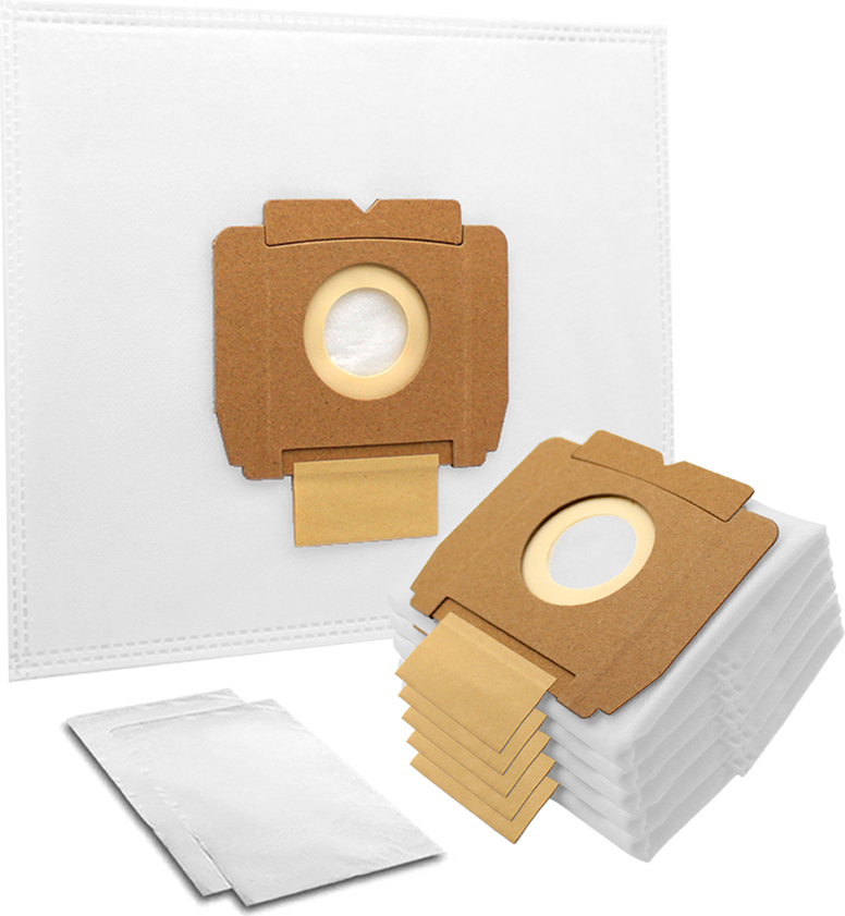 MisterVac Staubsaugerbeutel – 10 Stück Kompatibel Mit Masko K-ISS-102-YE, Mehrlagiges Spezialfilterpapier, Für Trockensaugen Klasse L & M