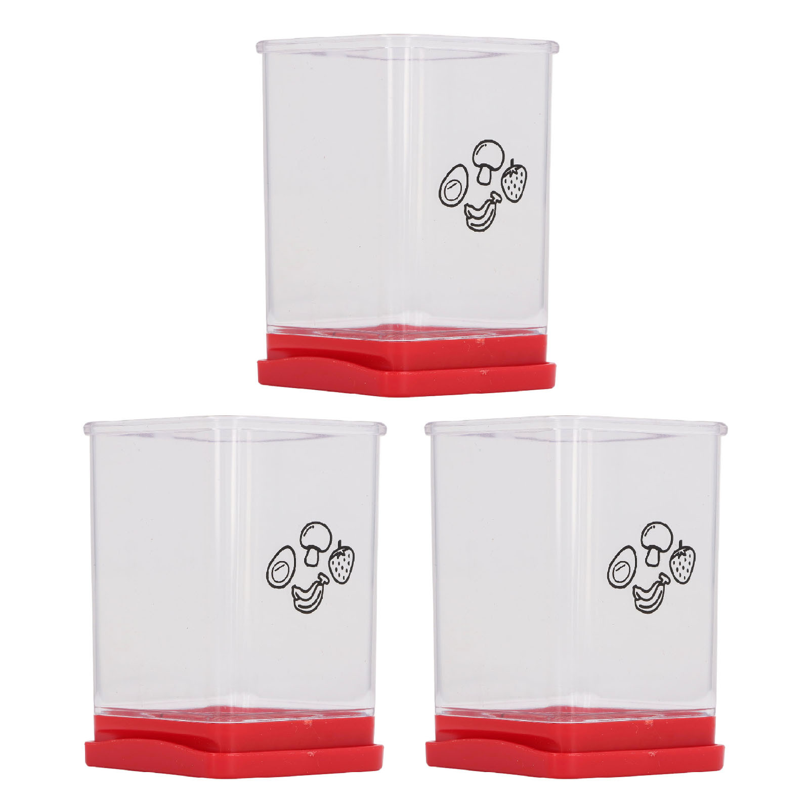 Cocosity Obstschneider,Erdbeerschneider,Becherschneider,Eierbecherschneider,Mini-Fruchtschneider,Eier- und Obstbecherschneider