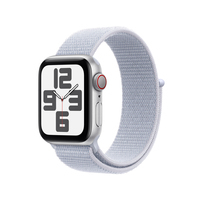 Apple Watch SE GPS+ Cellular 40mm Silver Aluminium Case with Blue Cloud Sport