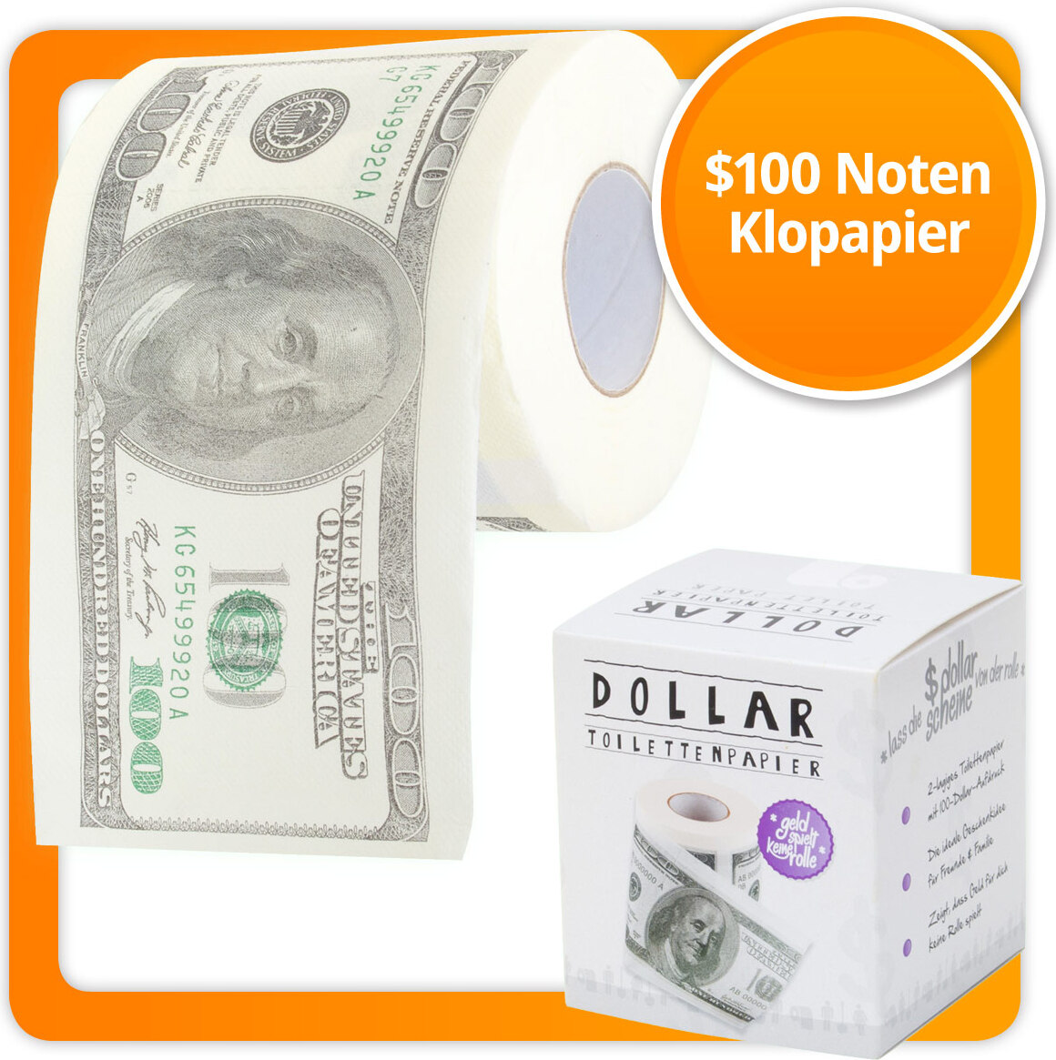Dolárový toaletný papier