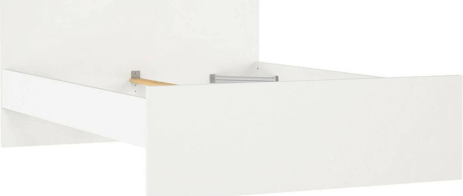 Dmora Bett 1,5 Quadrat Geraldine Weiß 1,5 Quadrat